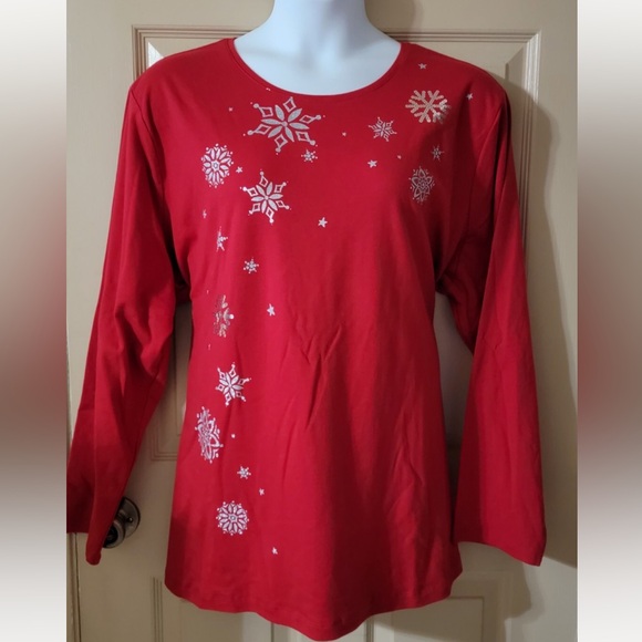 #005 Croft & Barrow - The Classic Holiday Tees: Varies, Colors, Styles - Picture 12 of 16